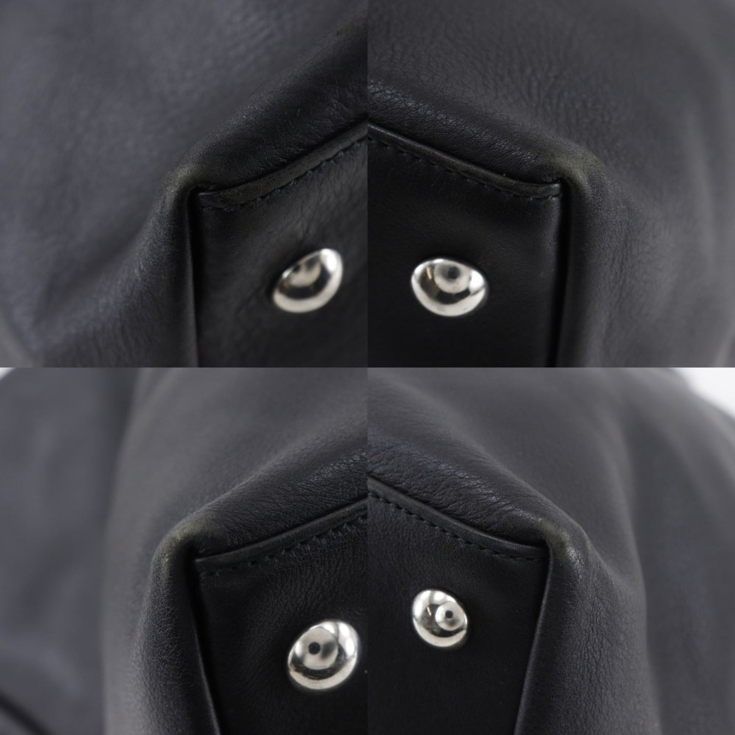 Gucci Black Leather Boston Bag ( )