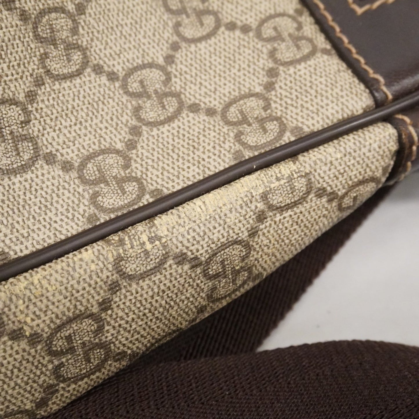 Gucci Brown Pvc Shoulder Bag ( )
