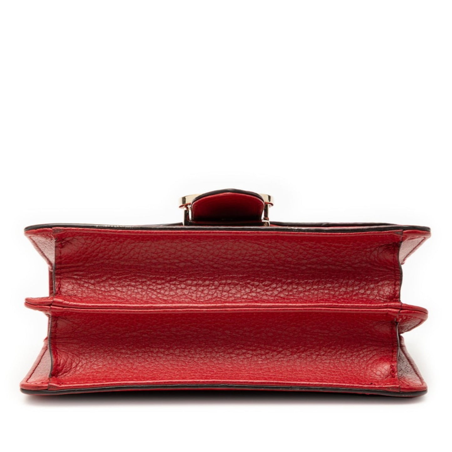 Gucci Red Color Leather Shoulder Bag ( )