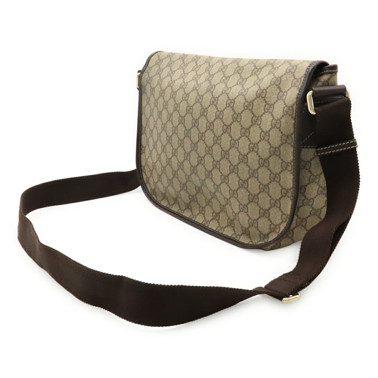 Gucci Gg Plus Beige Gg Supreme Shoulder Bag ( )