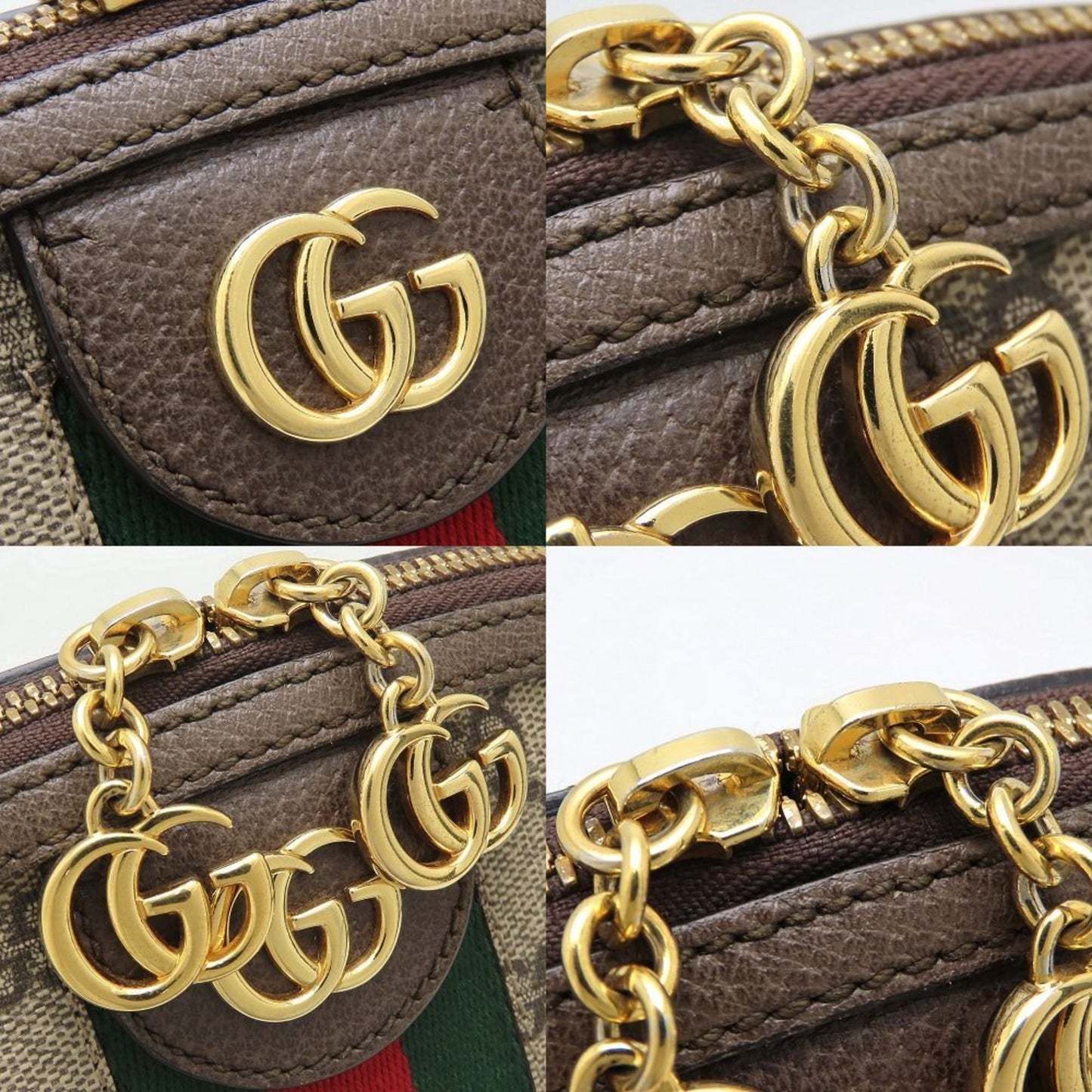 Gucci Beige Gg Supreme Leather Shoulder Bag ( )