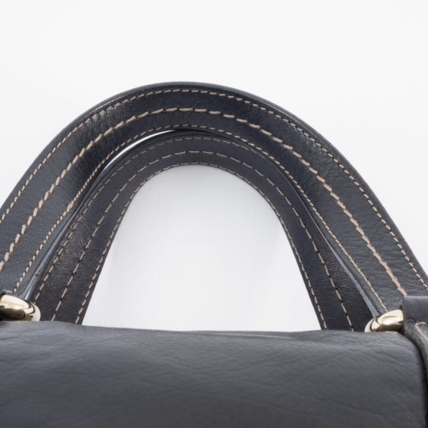 Gucci Hysteria Black Leather Boston Bag ( )