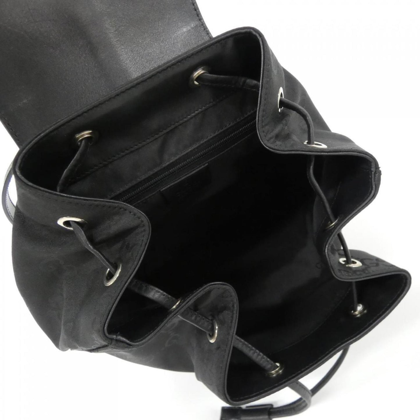 Gucci Black Nylon Backpack ( )