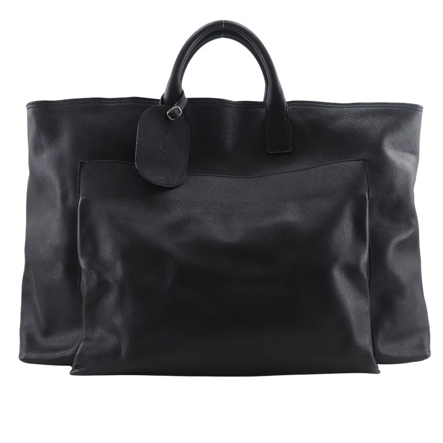 Gucci Black Leather Boston Bag ( )