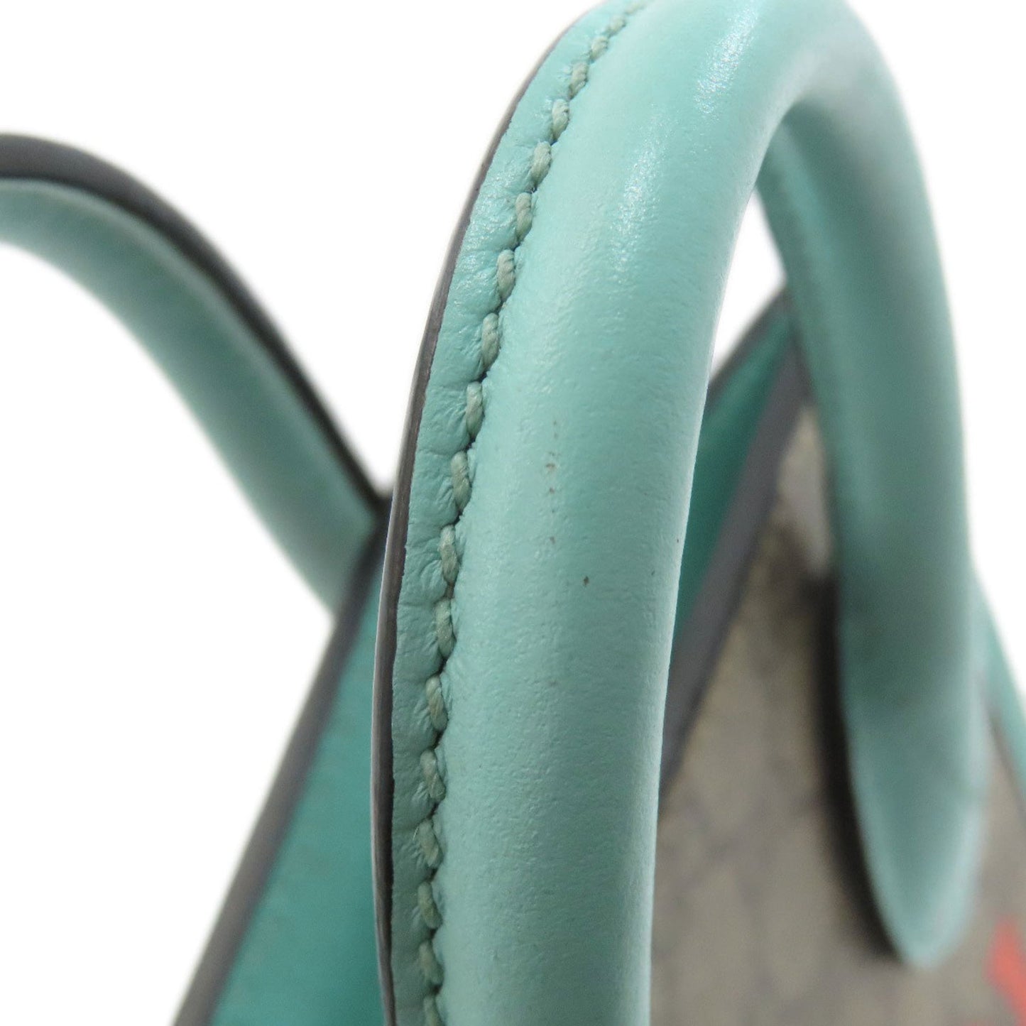Gucci Brown Light Blue Pvc Handbag ( )