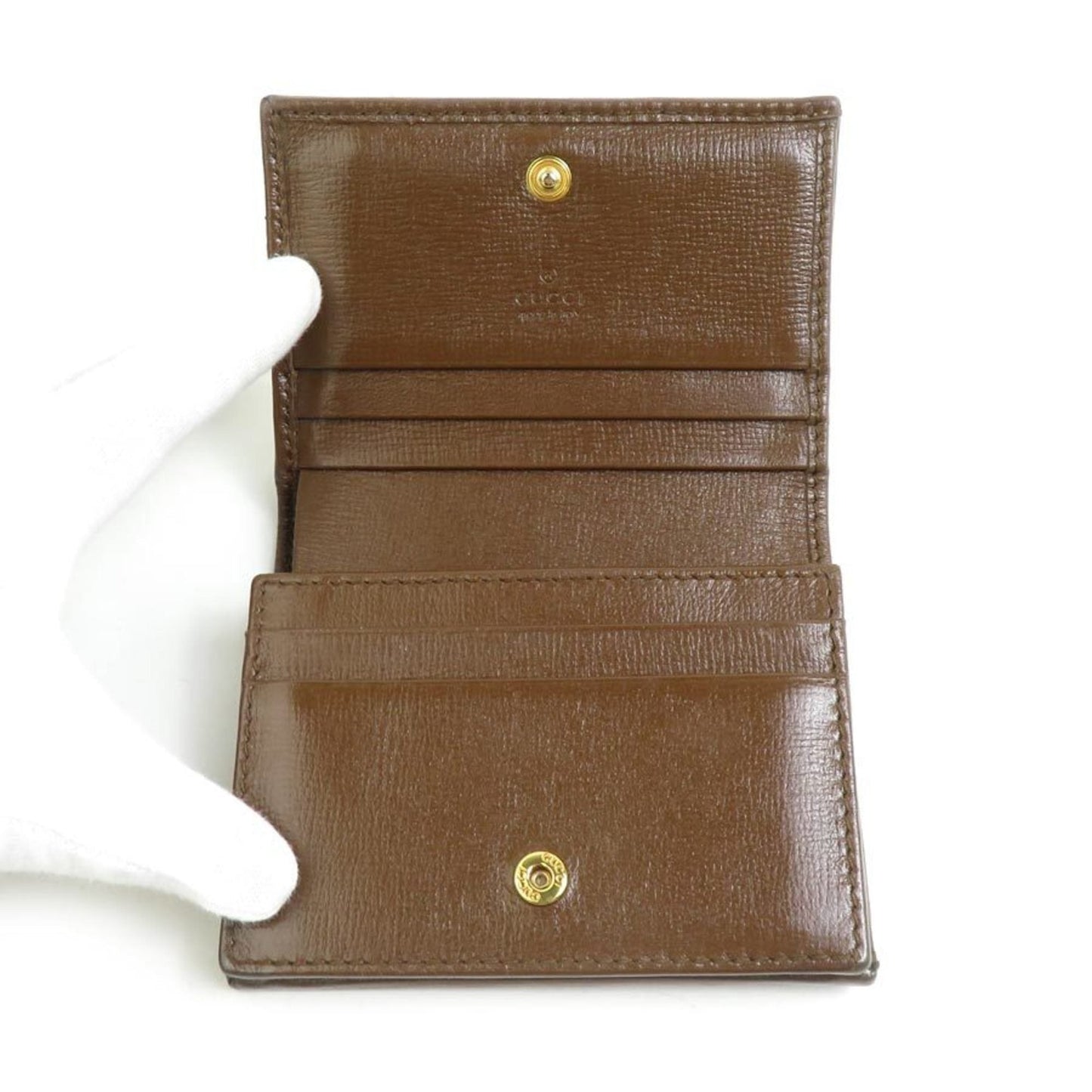 Gucci Brown Gg Supreme Wallet (Bi-Fold) ( )