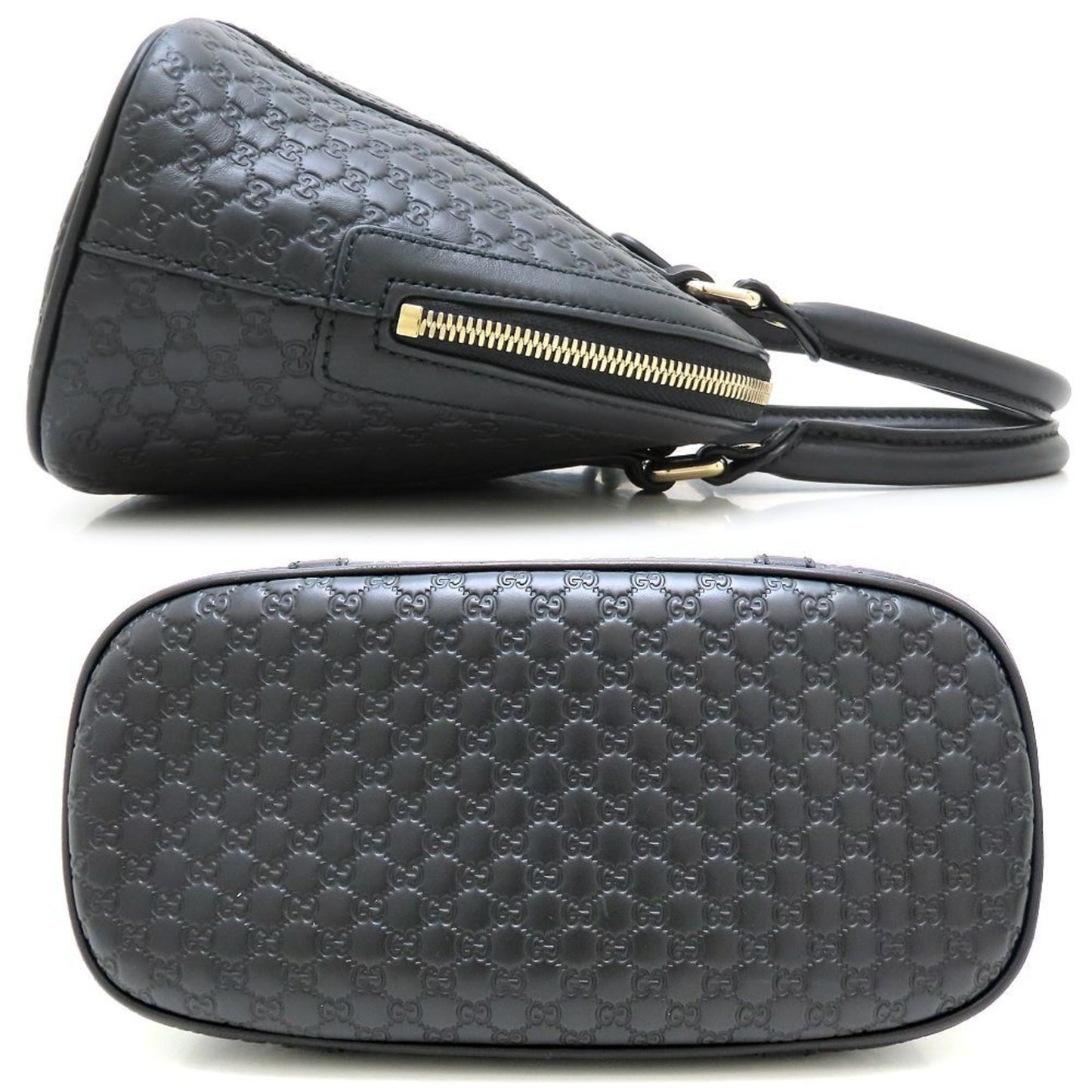 Gucci Black Leather Handbag ( )