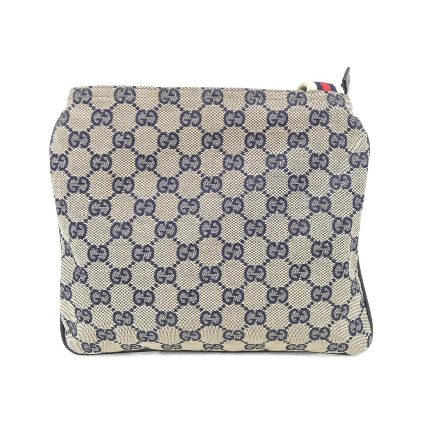 Gucci Silver Gg Canvas Shoulder Bag ( )