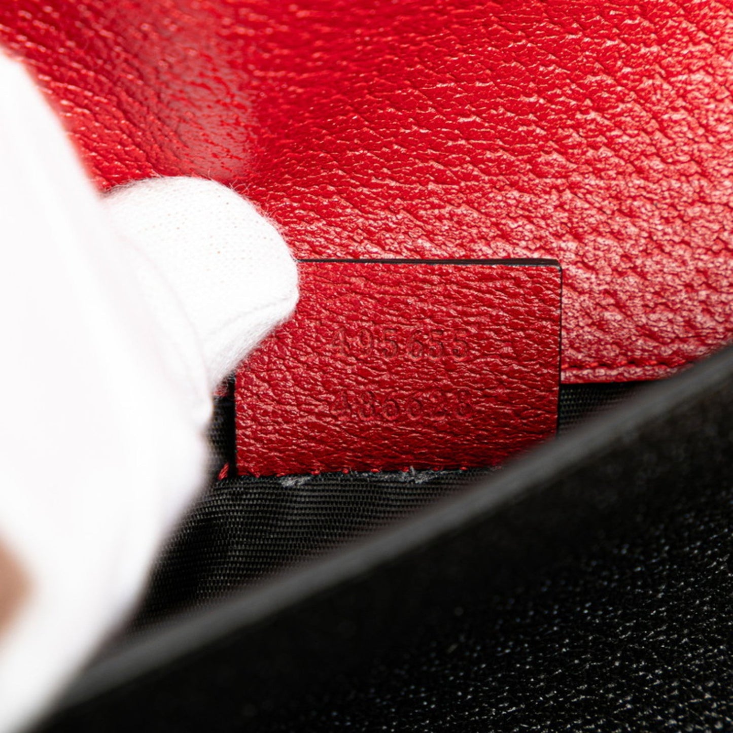 Gucci Black Leather Briefcase Clutch Bag ( )