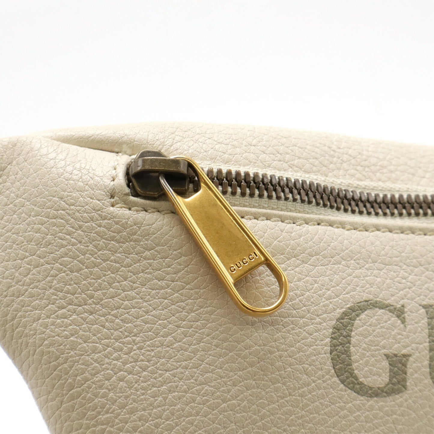Gucci Green Ivory Red Color Leather Sling Bag ( )