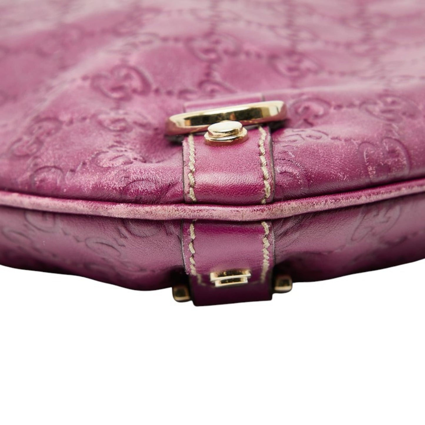 Gucci Purple Leather Shoulder Bag ( )