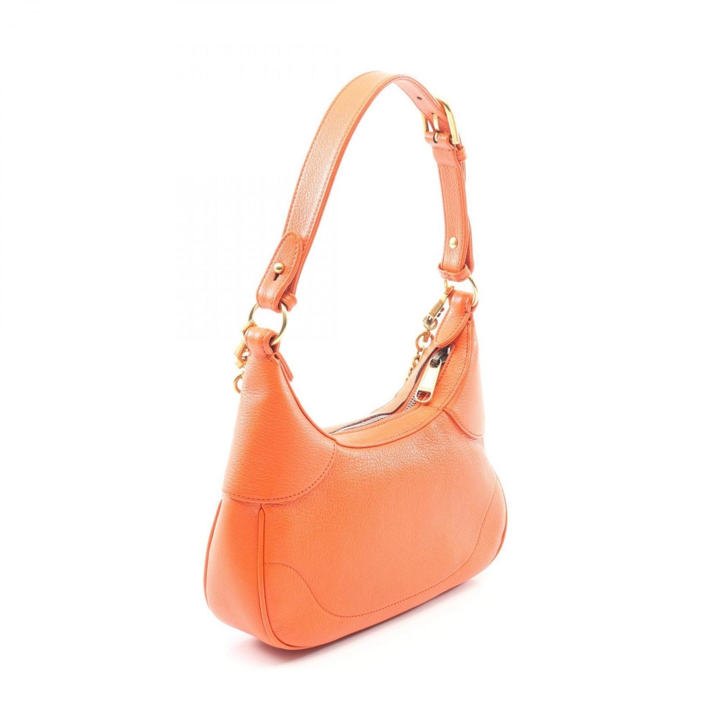 Gucci Orange Leather Shoulder Bag ( )