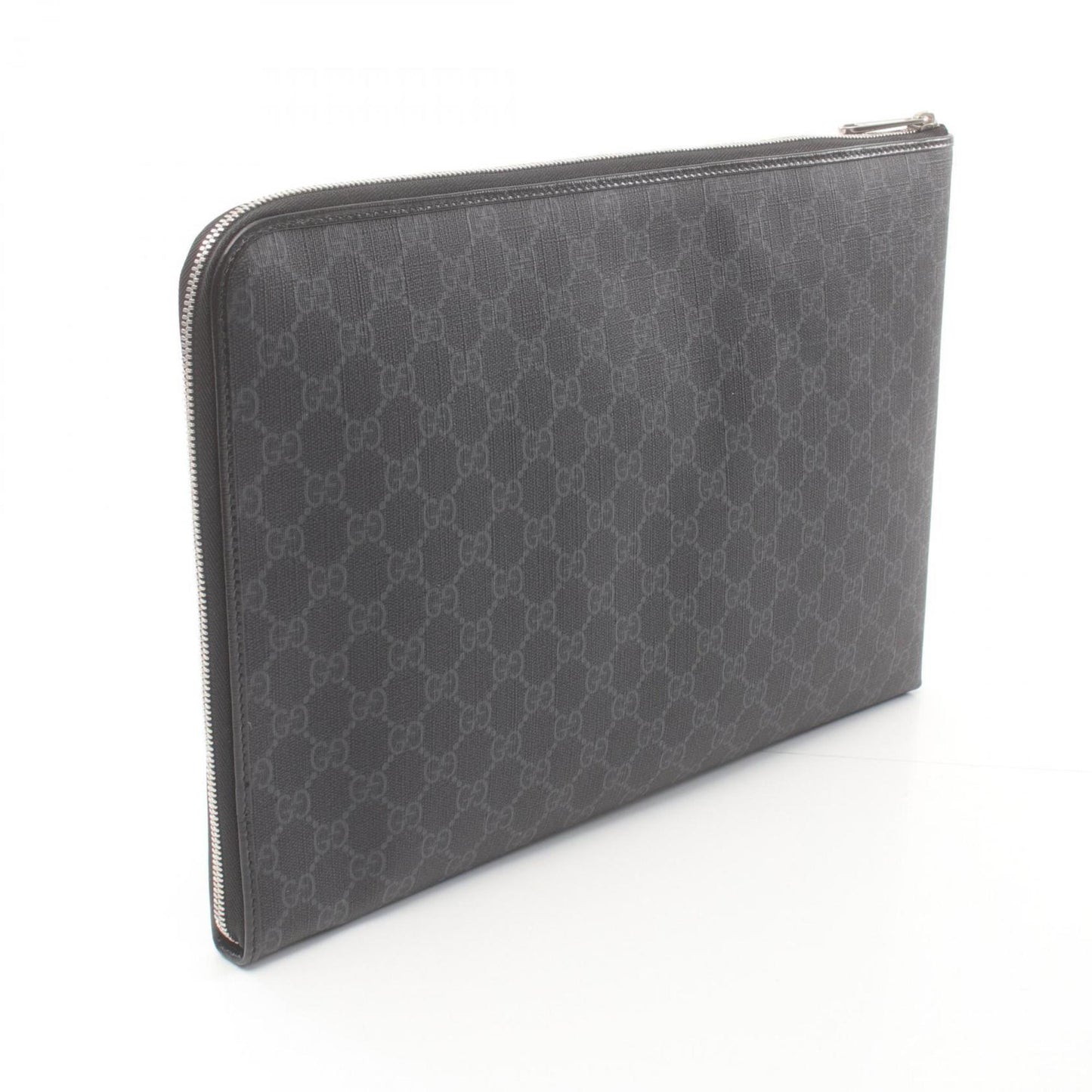 Gucci Leather Canvas Clutch