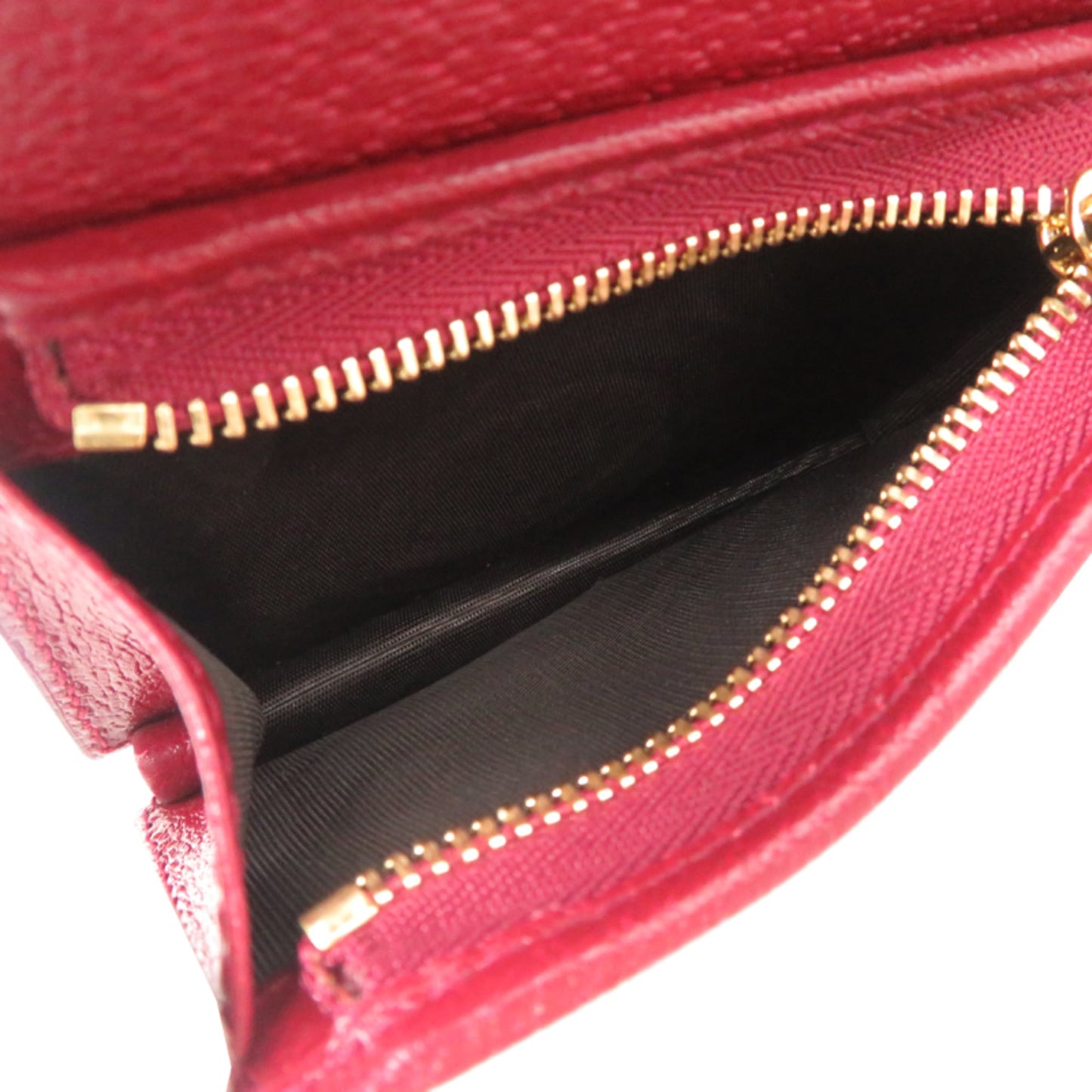 Gucci Gg Supreme Brown Red Color Gg Supreme Wallet (Bi-Fold) ( )