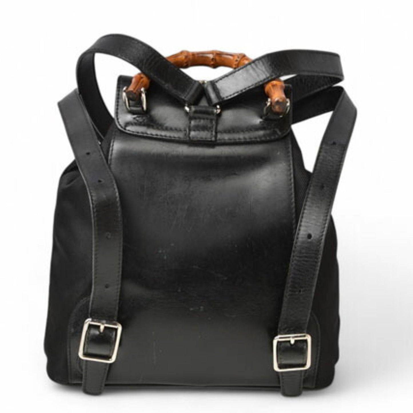 Gucci Black Leather Backpack ( )