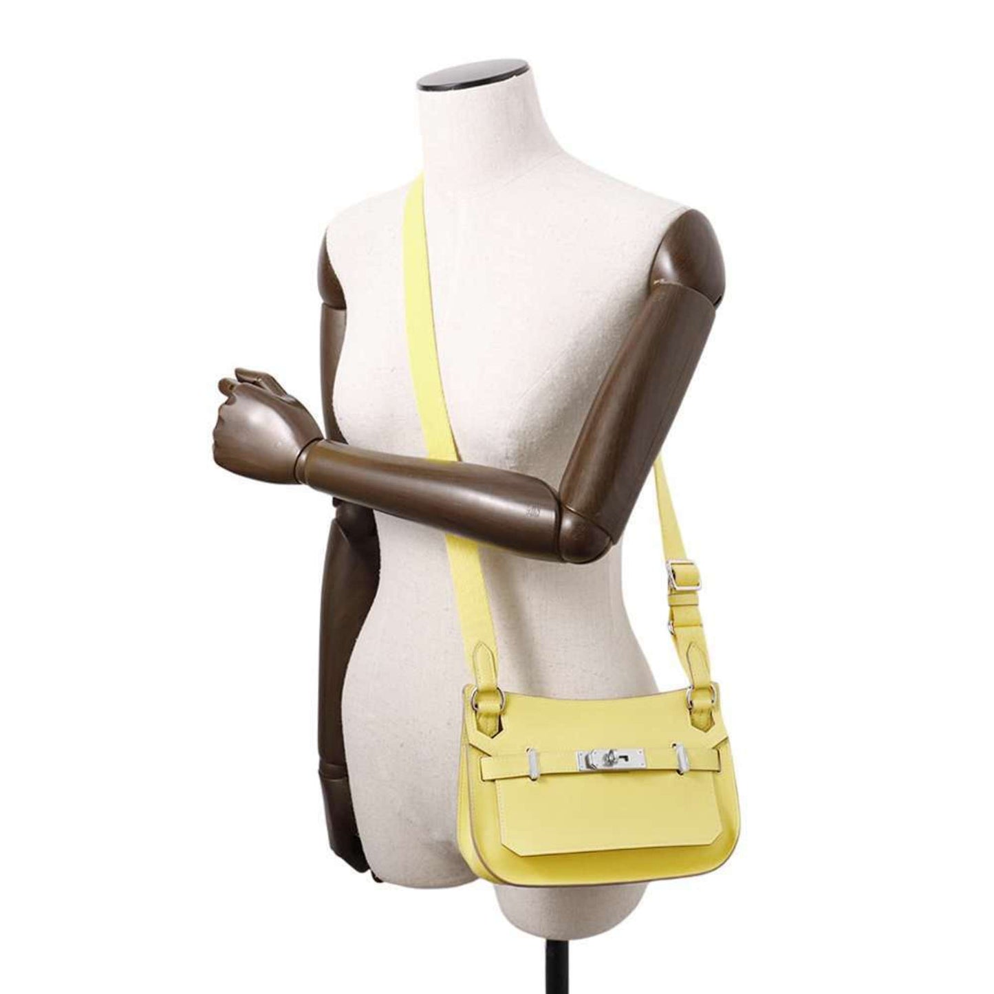 Hermes Lime Swift Leather Shoulder Bag ( )