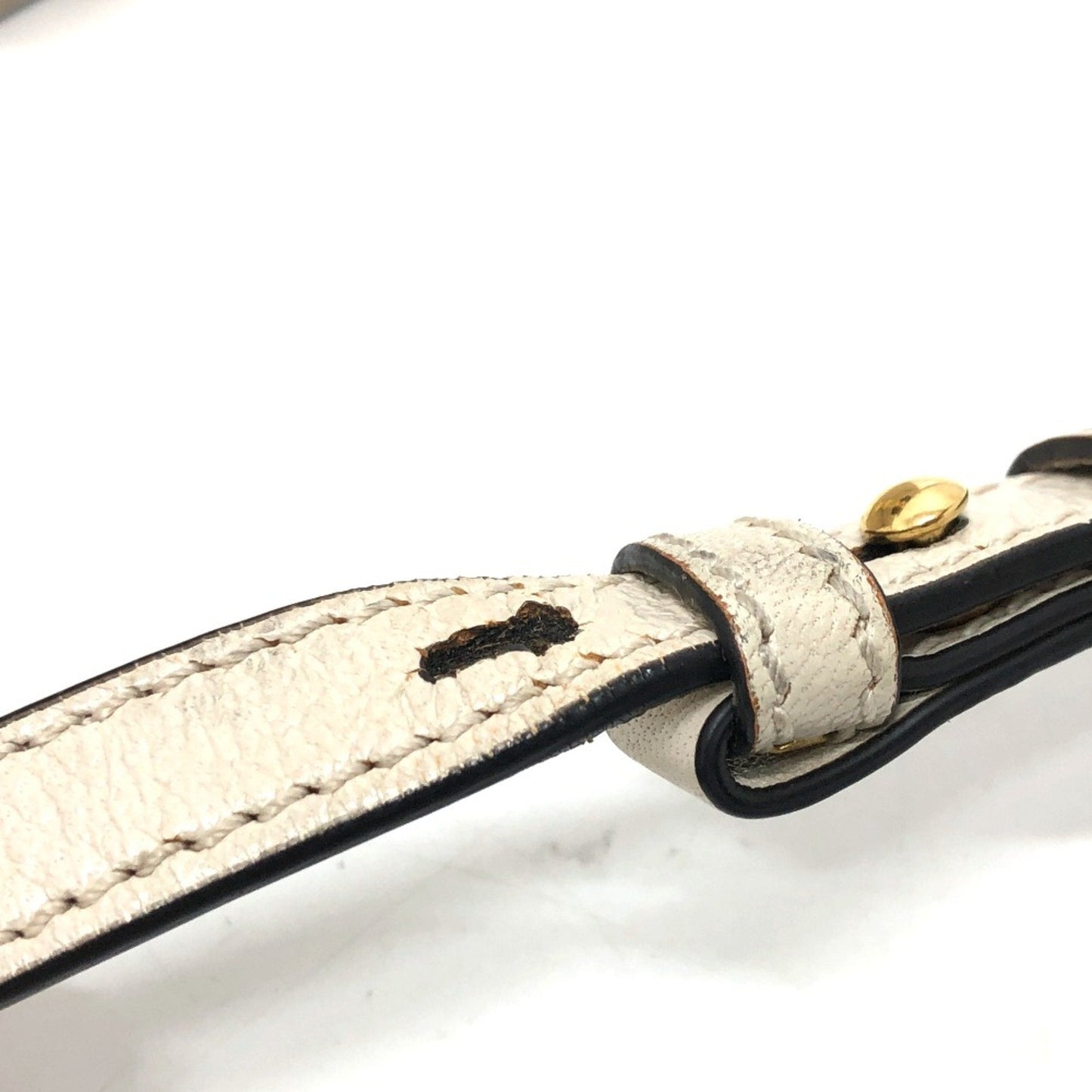 Gucci White Leather Shoulder Bag ( )