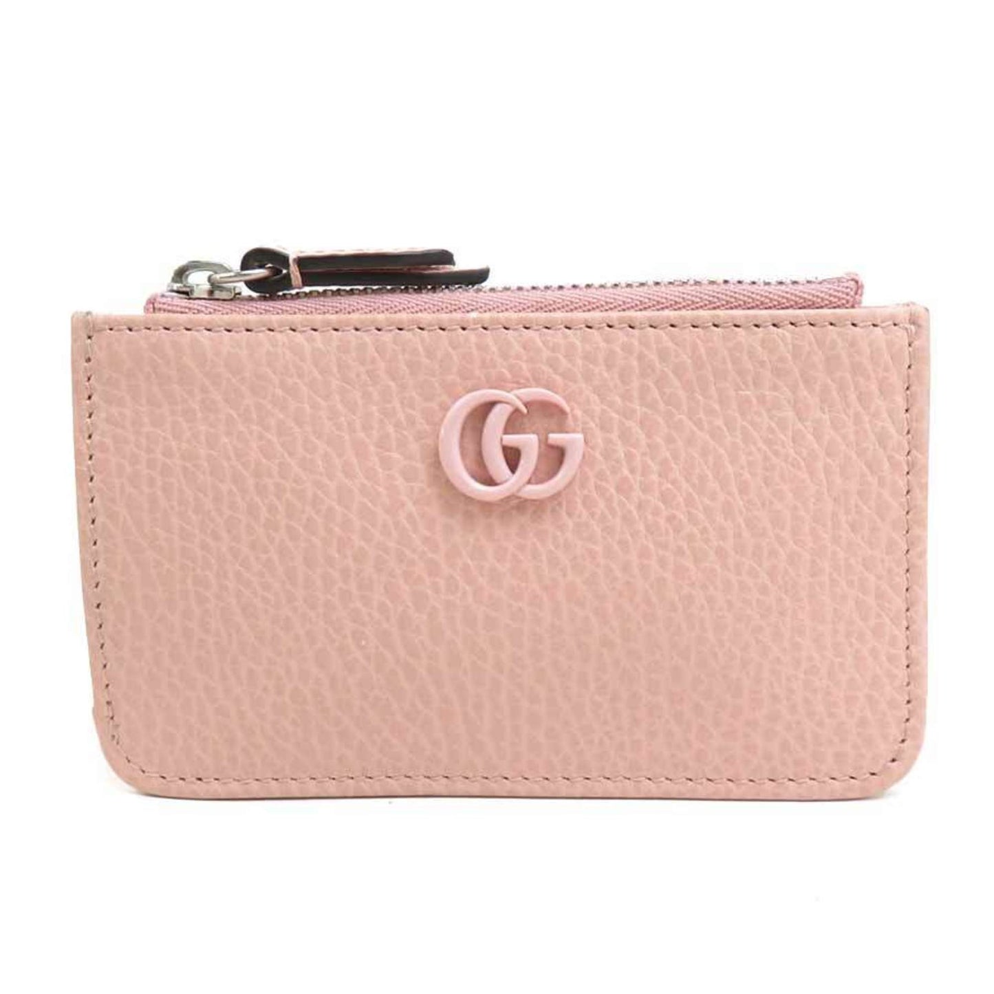 Gucci Pink Leather Coin Purse/Coin Case ( )