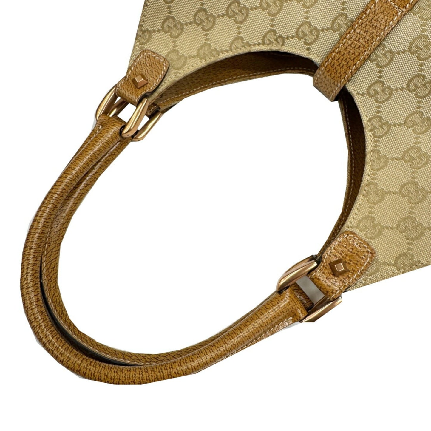 Gucci New Jackie Beige Gg Canvas Handbag ( )