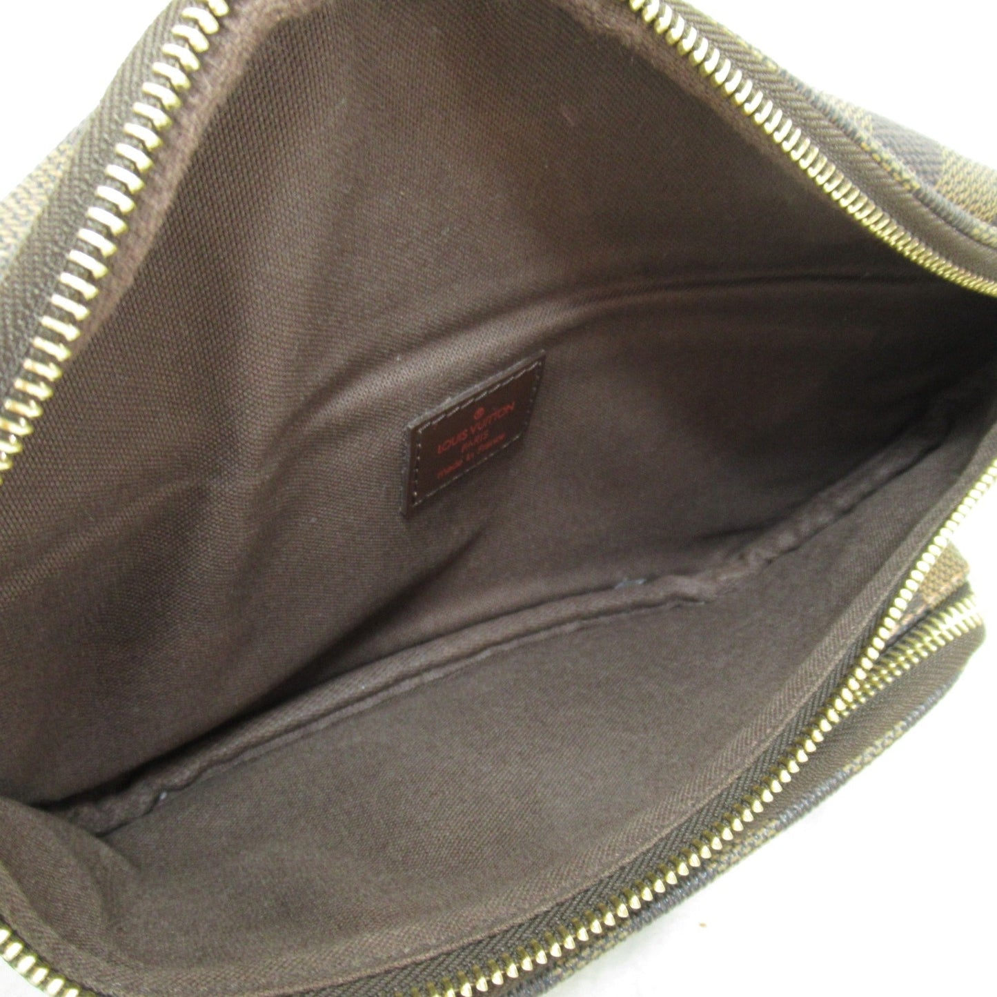 LOUIS VUITTON Bam bag melville Brown Ebene Damier PVC coated canvas