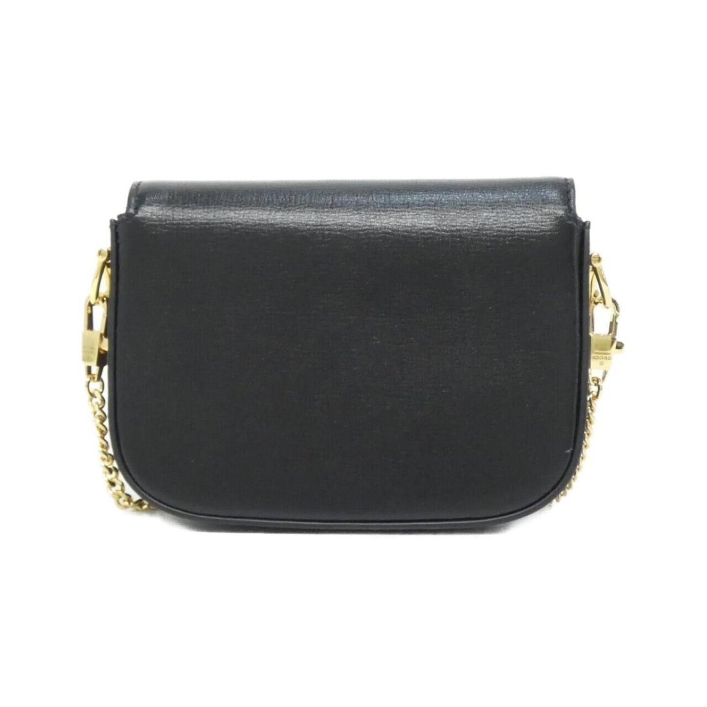 Gucci Black Leather Shoulder Bag ( )