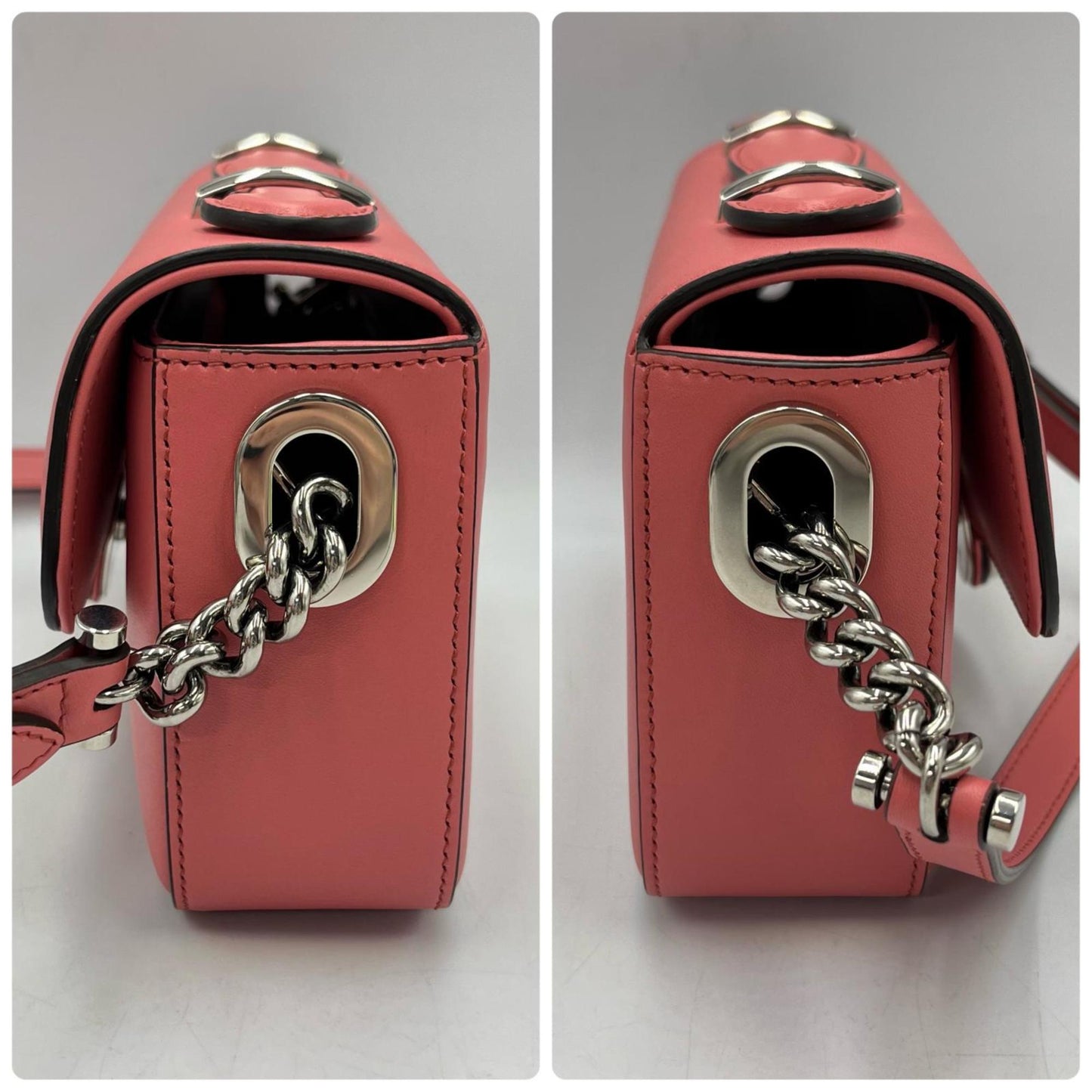 Gucci Pink Leather Shoulder Bag ( )