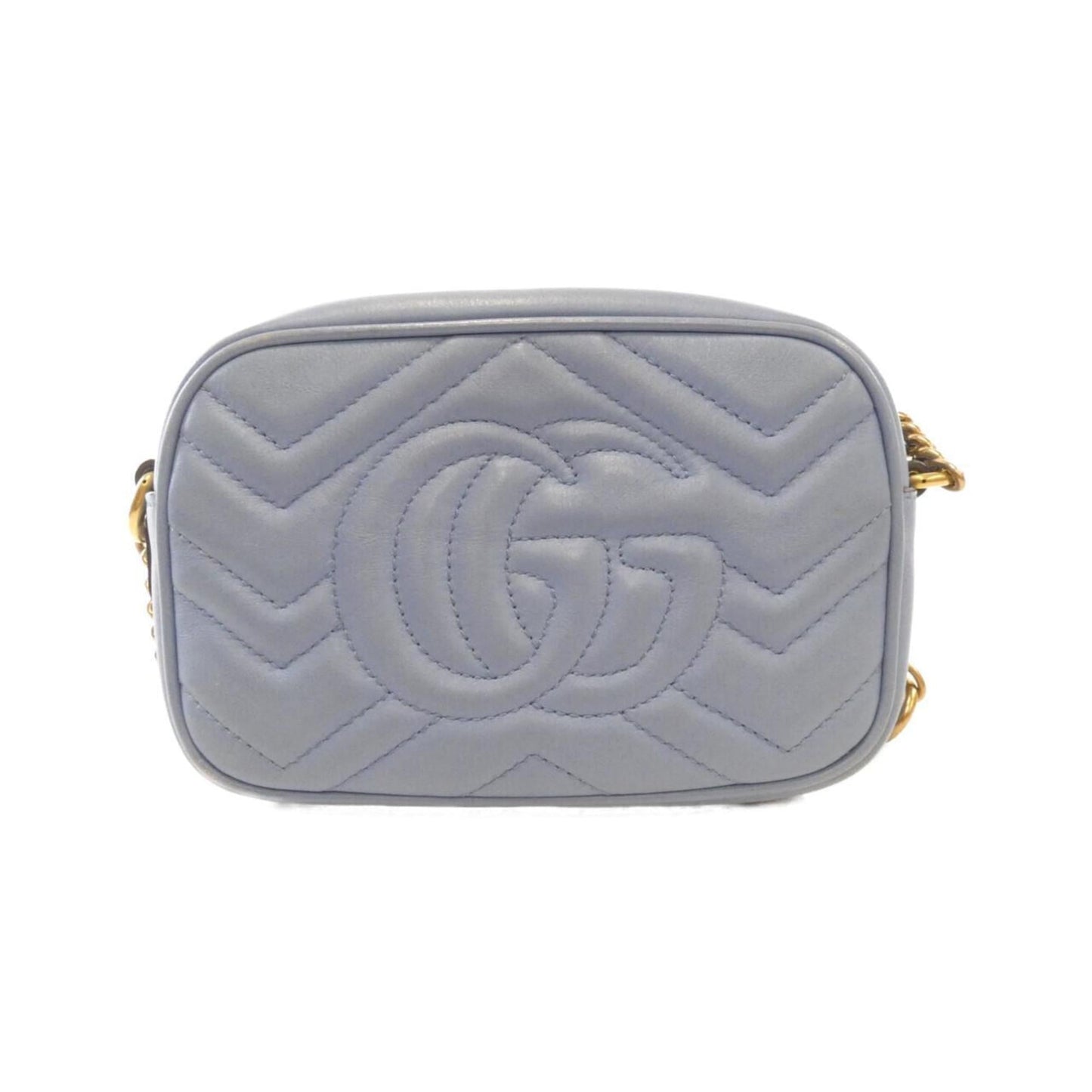 Gucci Light Blue Leather Shoulder Bag ( )
