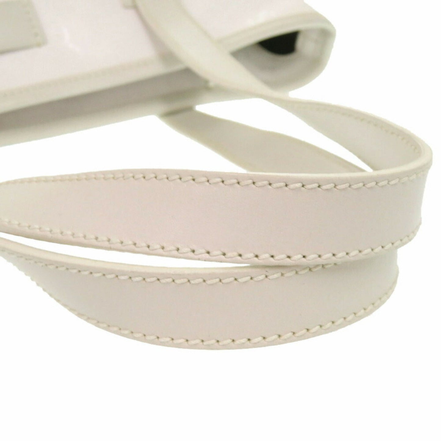 Gucci White Pvc Leather Tote Bag ( )