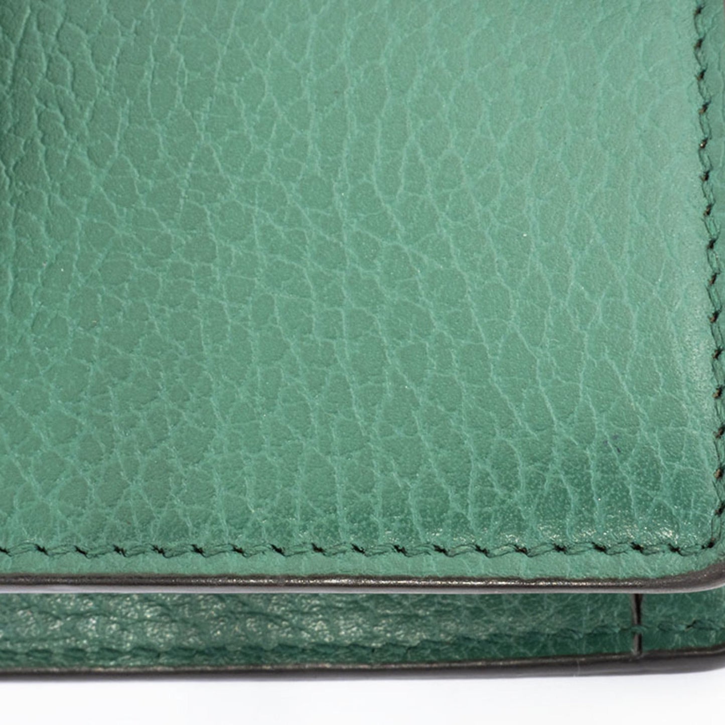Gucci Green Leather Shoulder Bag ( )