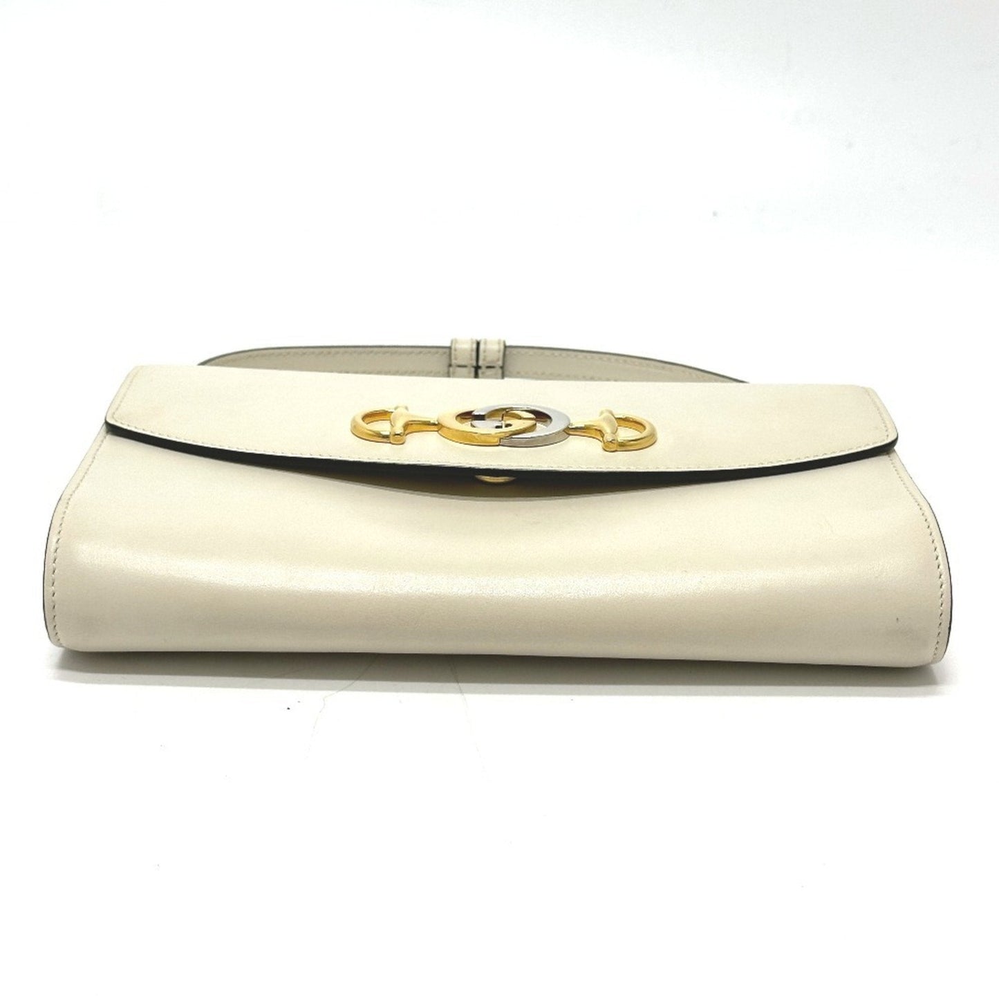 Gucci Off-White Leather Shoulder Bag ( )