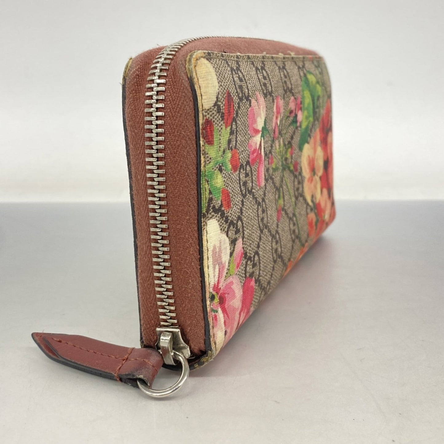 Gucci Brown Pink Pvc Long Wallet (Bi-Fold) ( )