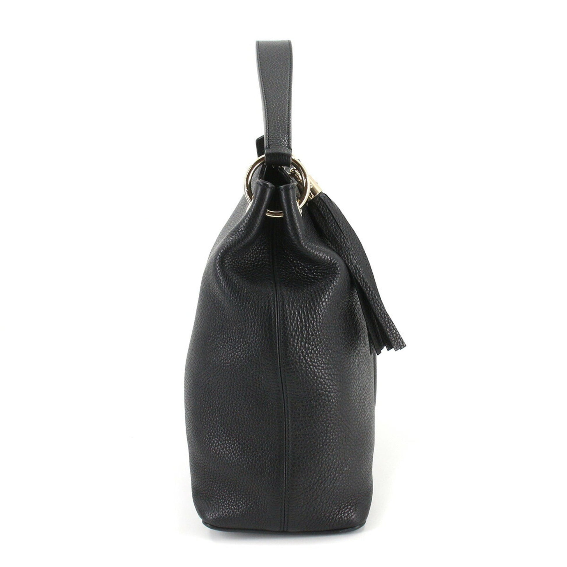 Gucci Soho Black Leather Shoulder Bag Style 2