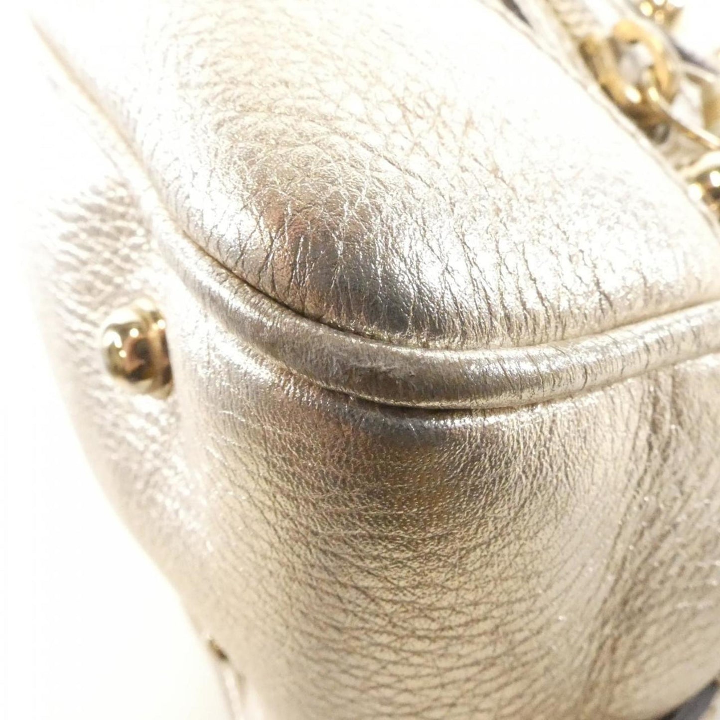 Gucci Ivory Leather Shoulder Bag ( )