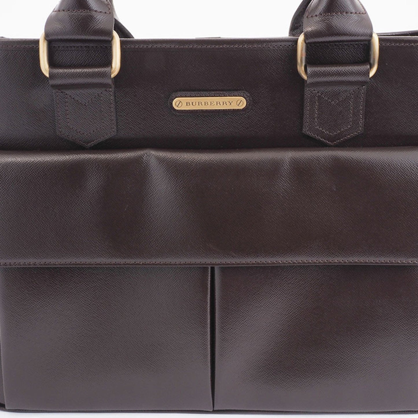 Burberry Brown Leather Handbag ( )