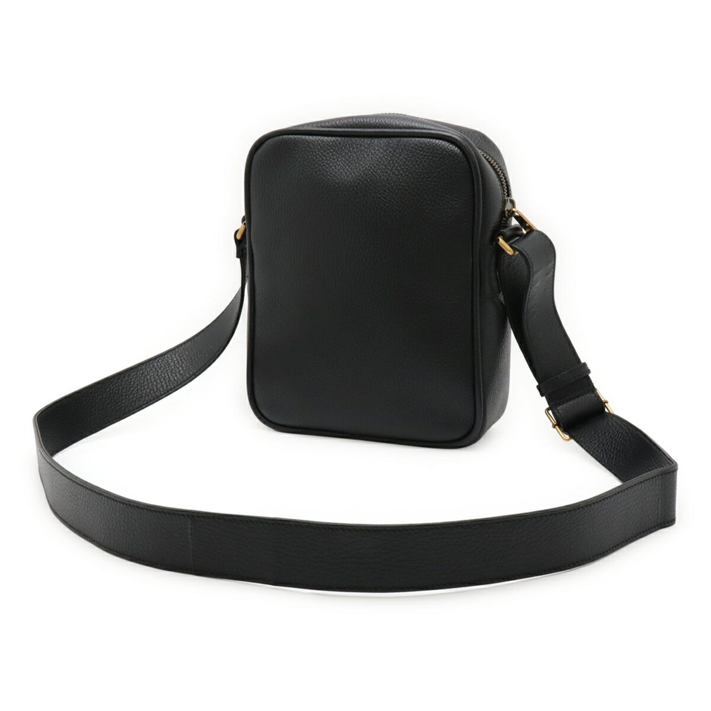 Gucci Black Leather Shoulder Bag ( )