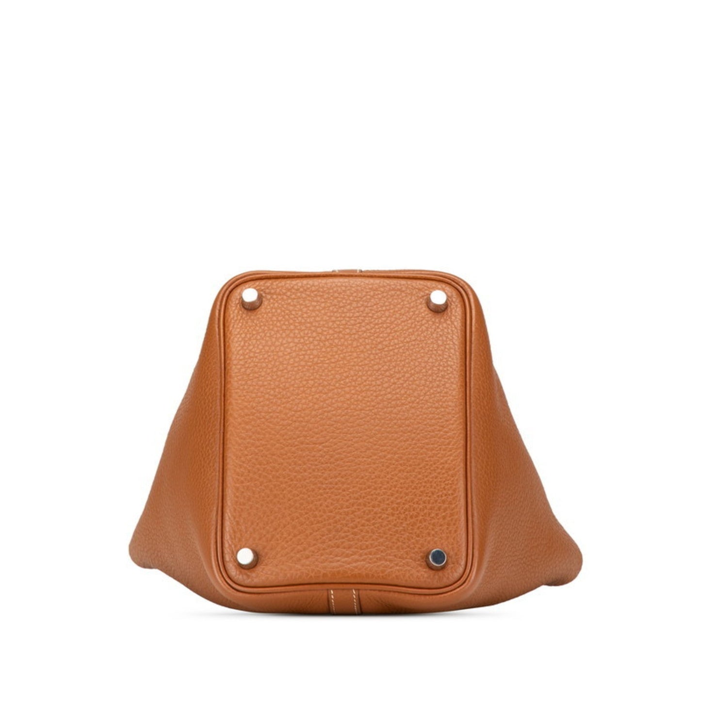 Hermes Picotin Brown Taurillon Clemence Leather Handbag ( )