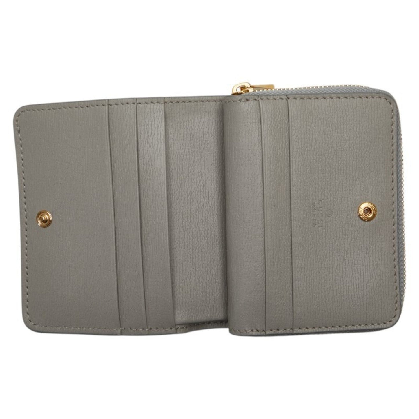 Gucci Gray Leather Wallet (Bi-Fold) ( )
