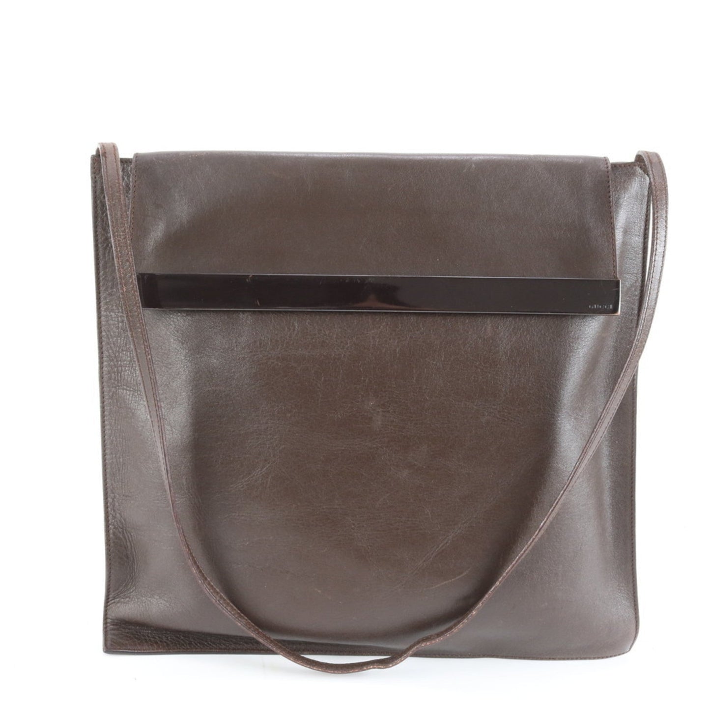 Gucci Brown Leather Shoulder Bag ( )