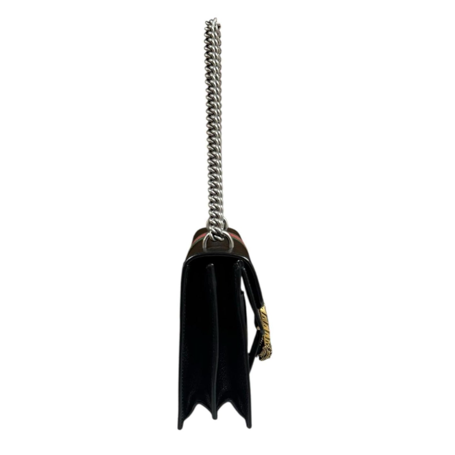 Gucci Black Leather Shoulder Bag ( )