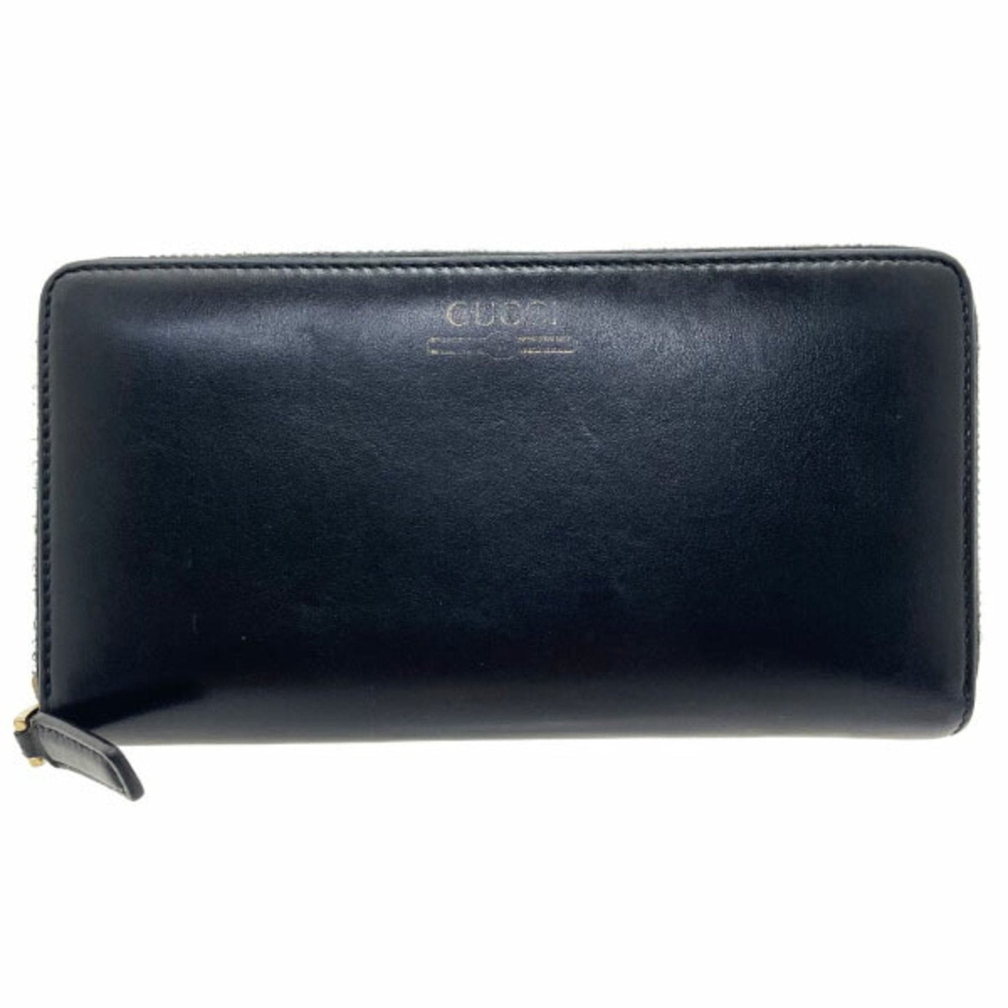 Gucci Black Leather Long Wallet (Bi-Fold) ( )