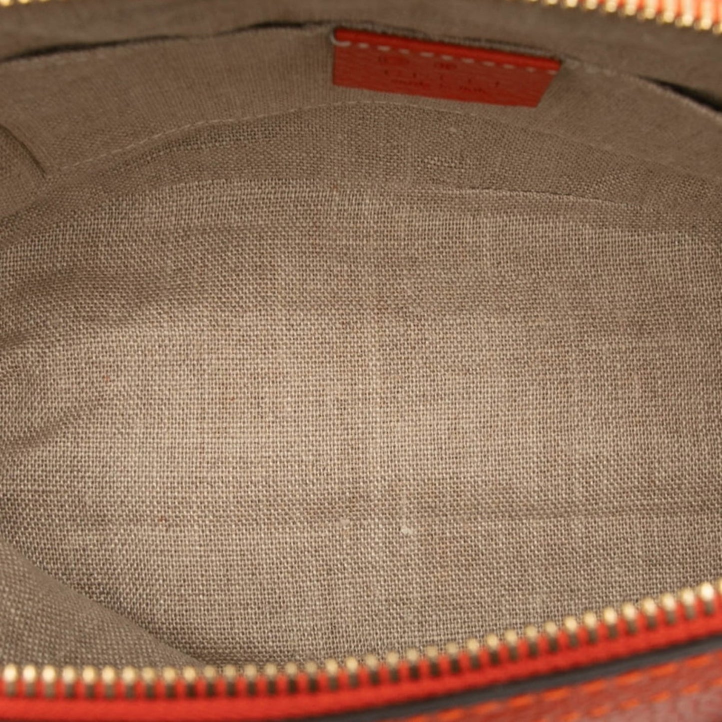 Gucci Orange Leather Handbag Shoulder Bag ( )