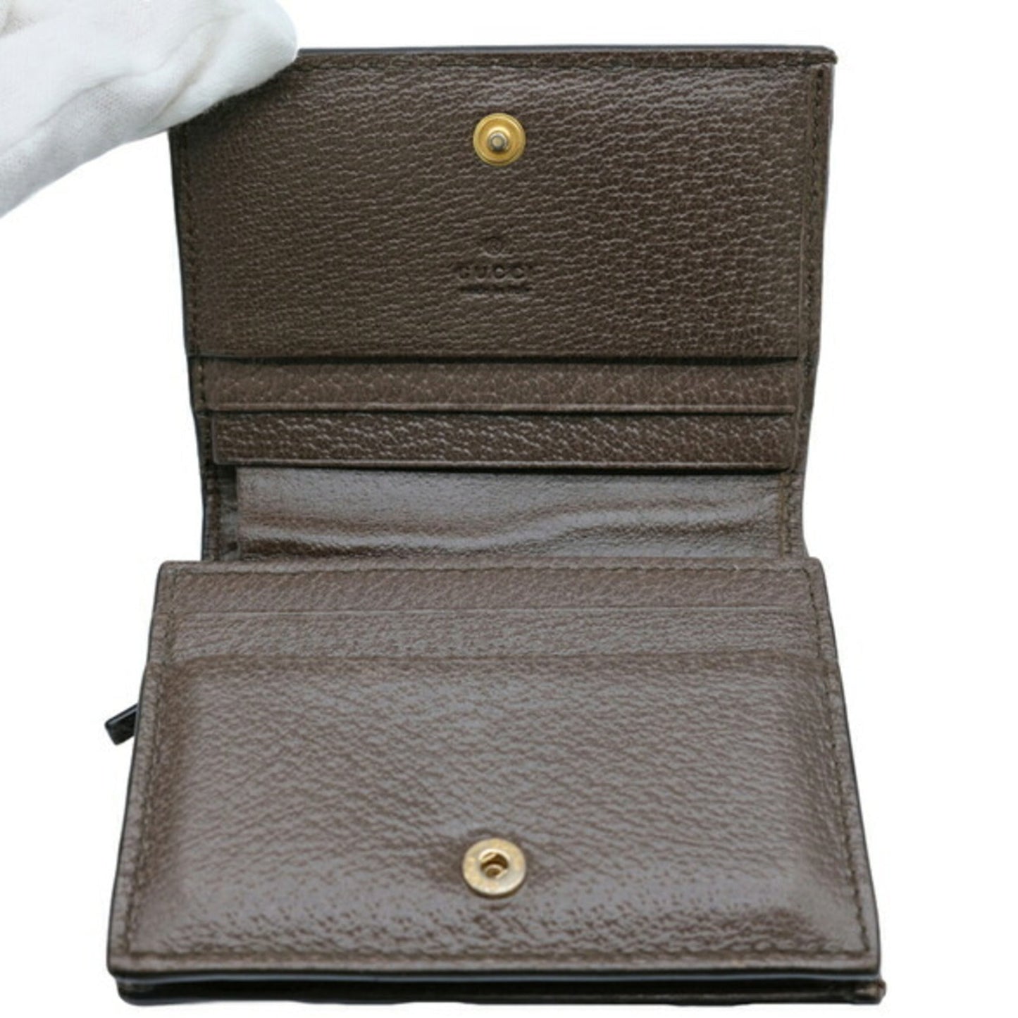 Gucci Beige Brown Multi-Color Gg Supreme Wallet (Bi-Fold) ( )