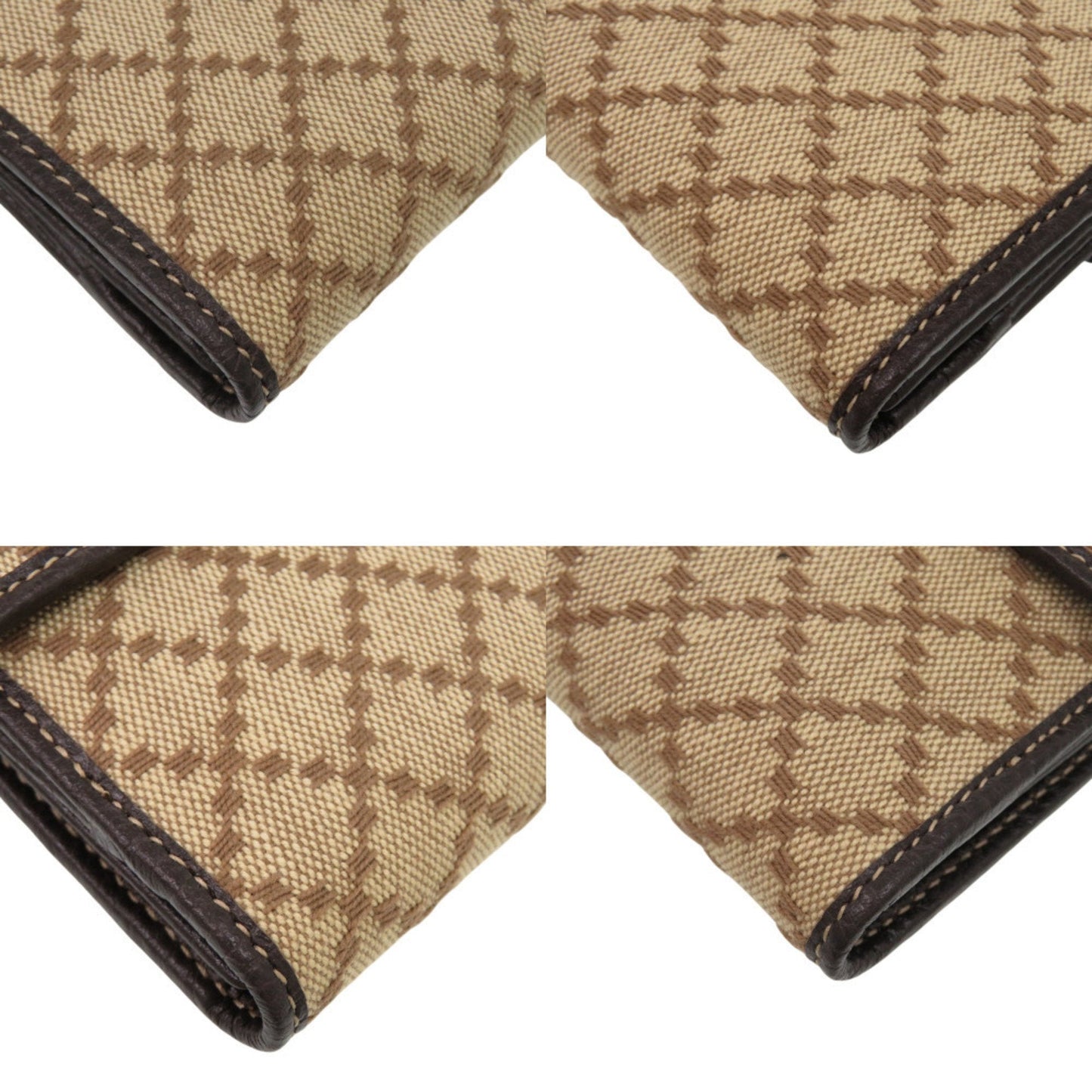 Gucci Diamante Brown Canvas Coin Purse/Coin Case ( )