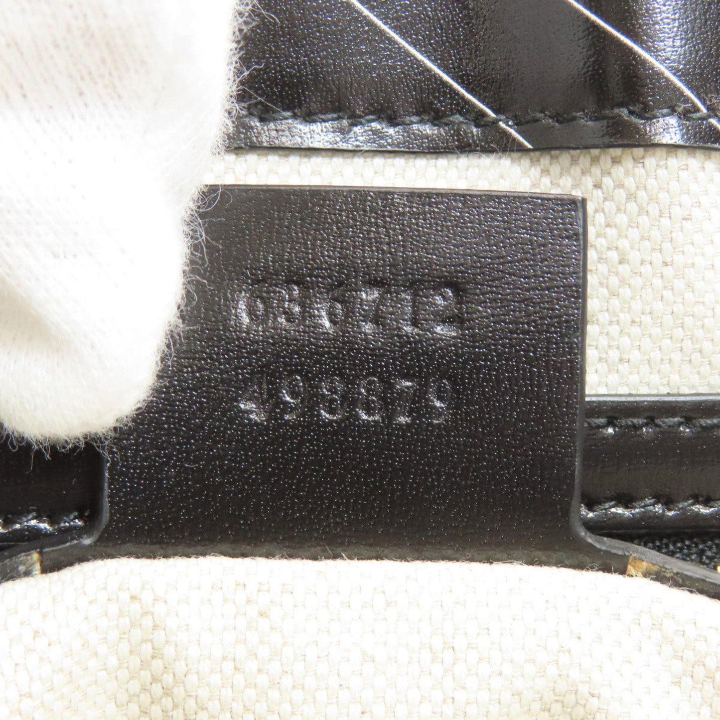Gucci Black Leather Shoulder Bag ( )