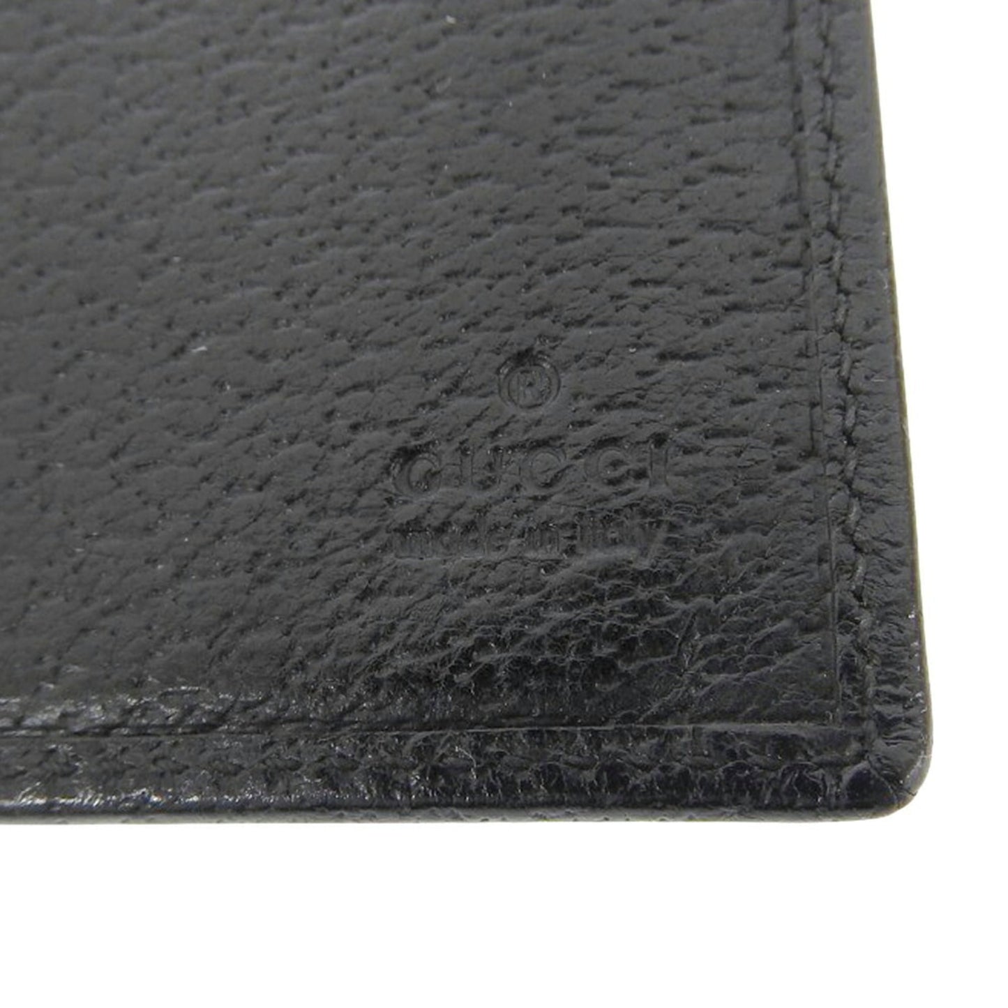 Gucci Black Gg Canvas Long Wallet (Bi-Fold) ( )