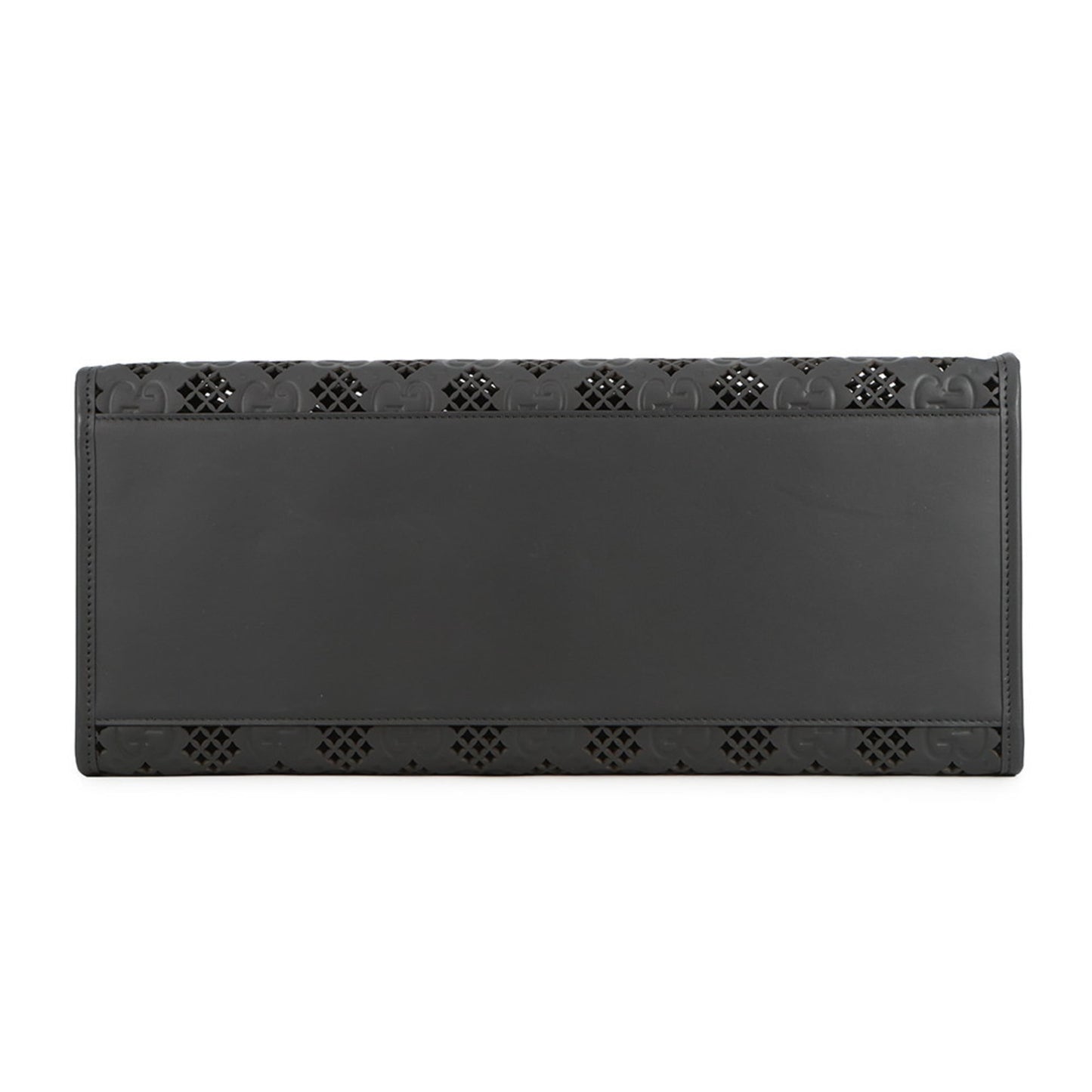 Gucci Black Gg Leather Tote Bag ( )