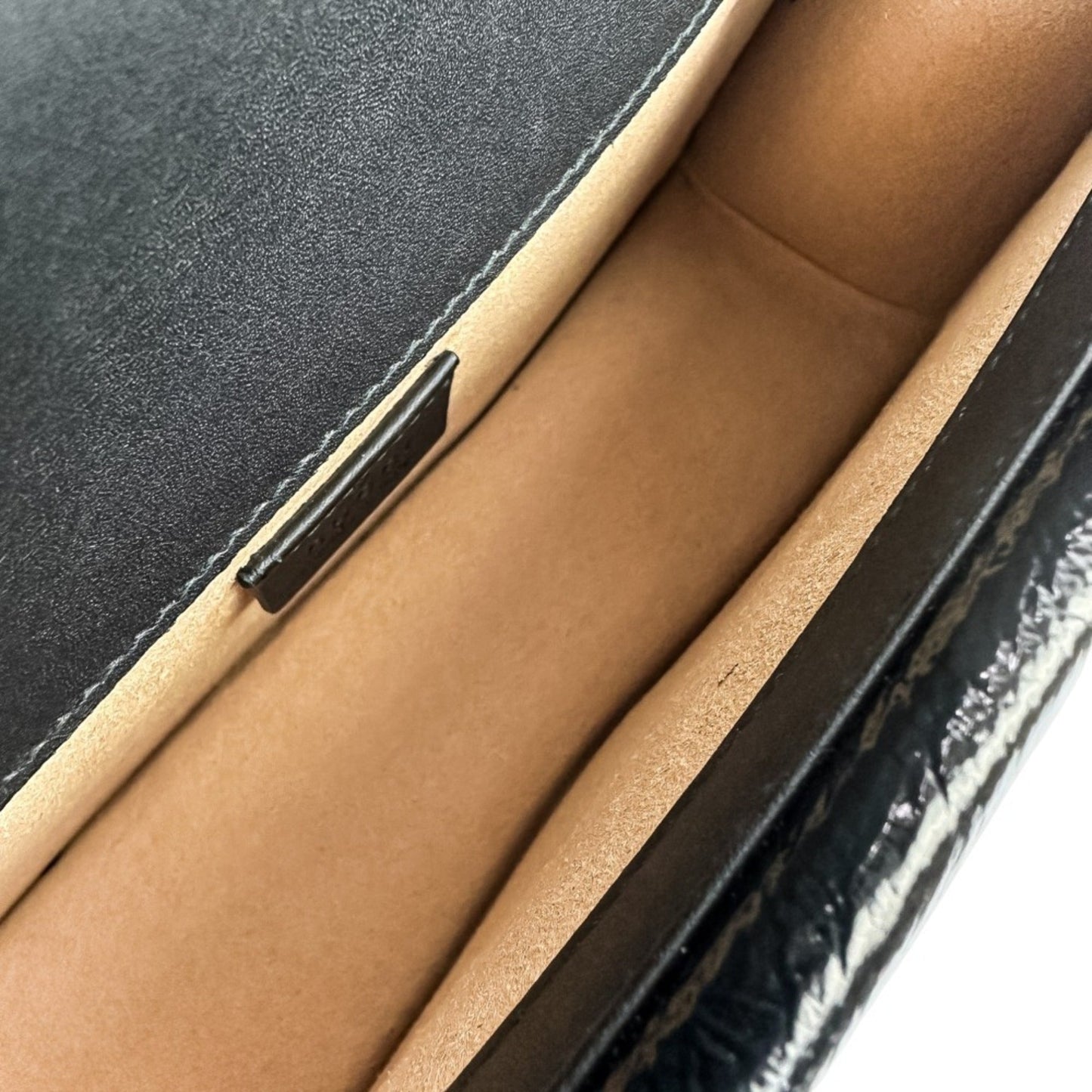 Gucci Navy Velvet Shoulder Bag ( )