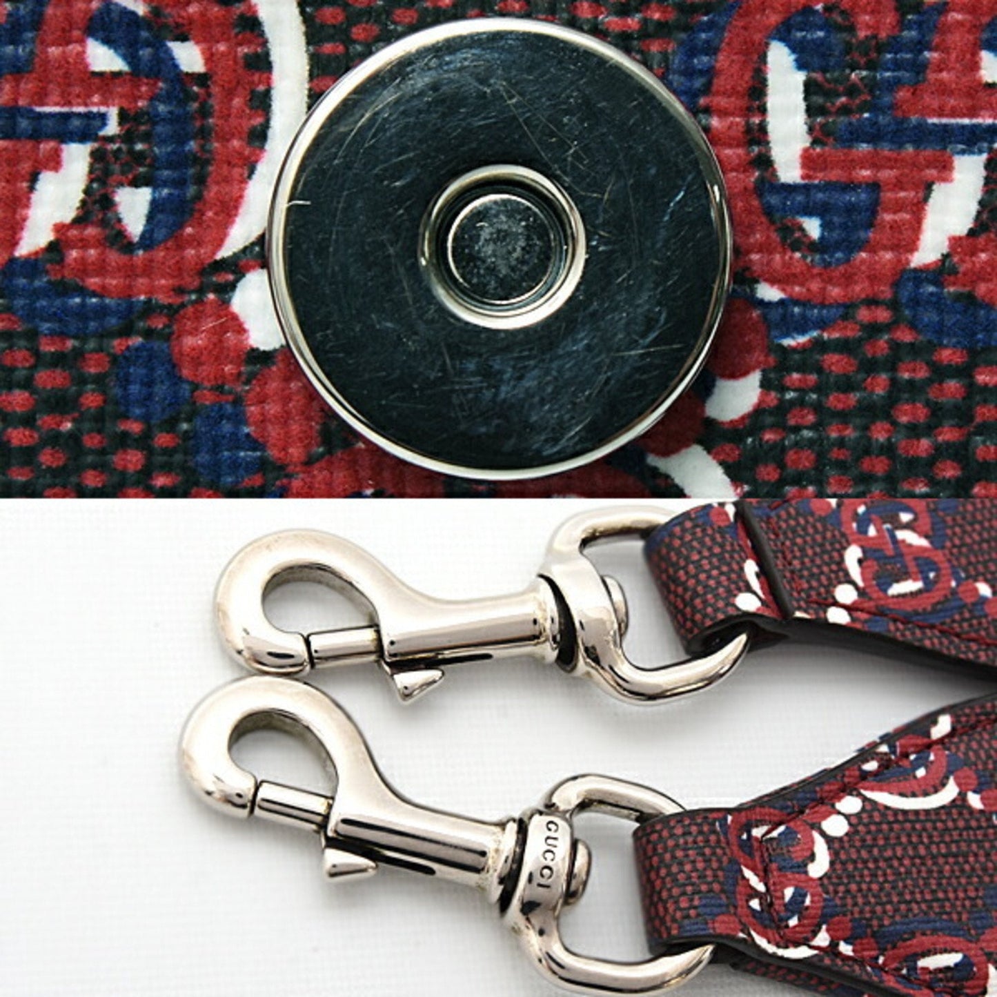 Gucci Red Color Pvc Shoulder Bag ( )