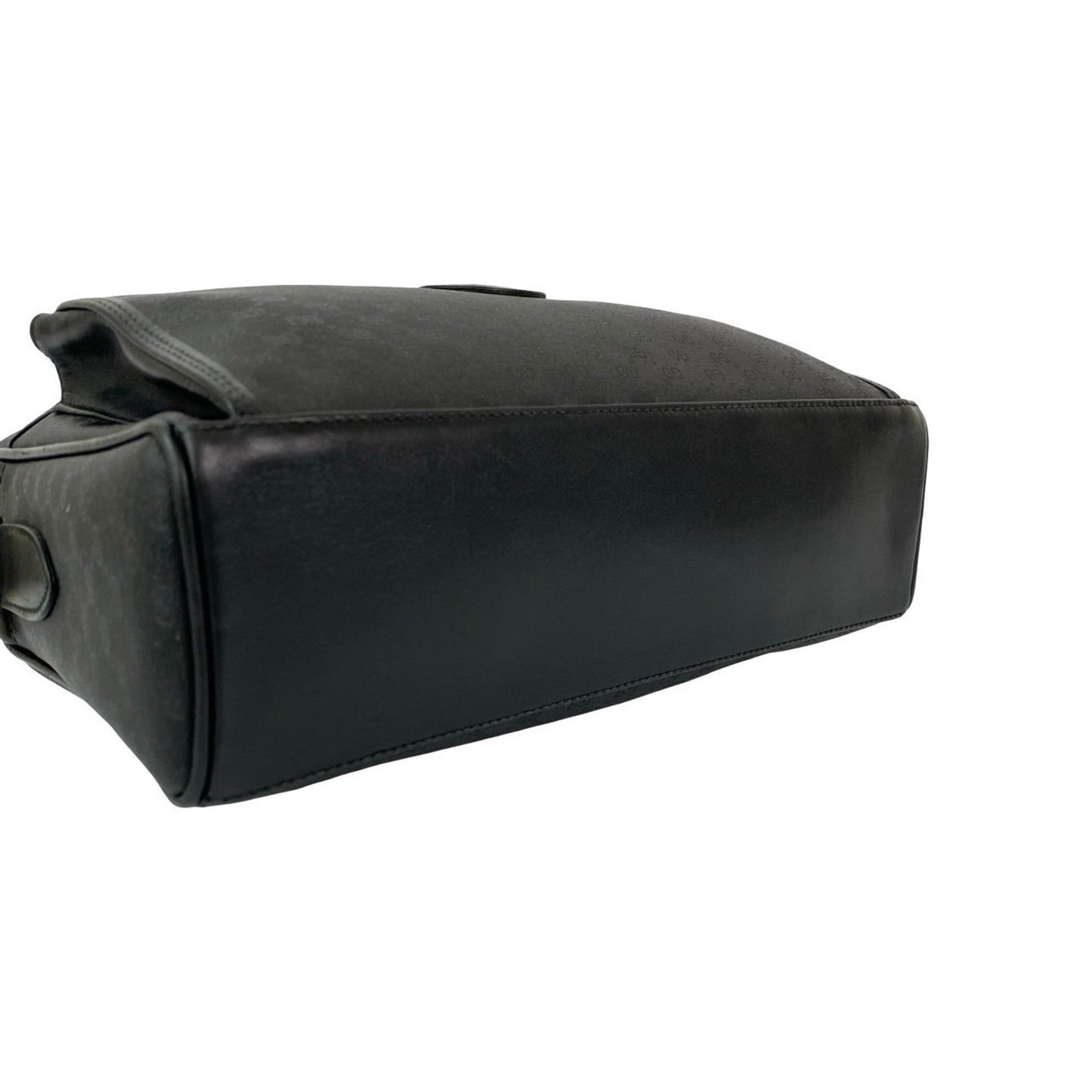 Gucci Black Leather Pvc Pochette Shoulder Bag ( )
