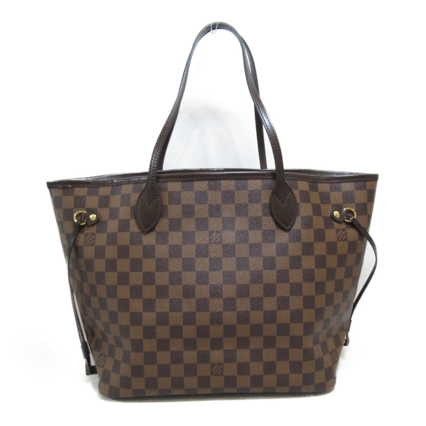 LOUIS VUITTON Neverfull MM Tote Bag Brown Damier PVC coated canvas